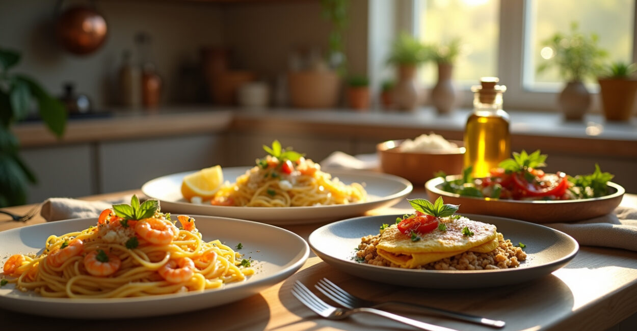 Jantares Rápidos: 12 Receitas Prontas em 20 Minutos